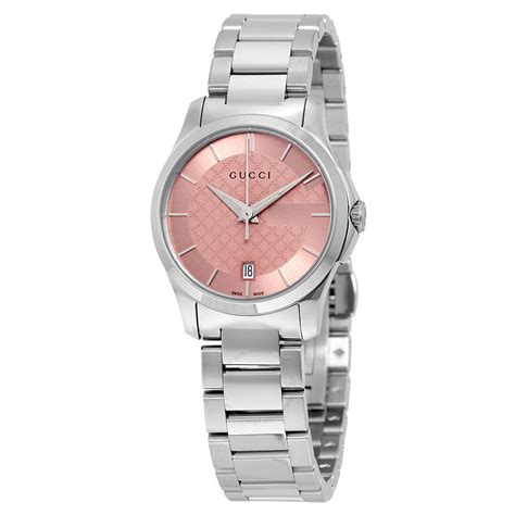 pink gucci watches for womens with price list|Gucci watch pink face.